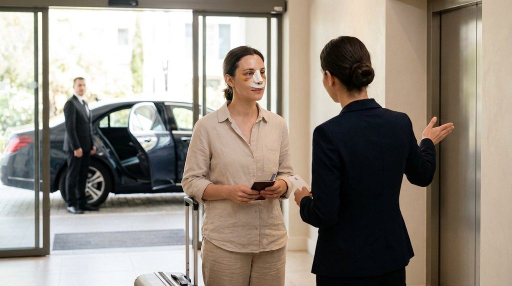 Rhinoplasty Accommodation and Transfers: Nights, Hotel, Cost